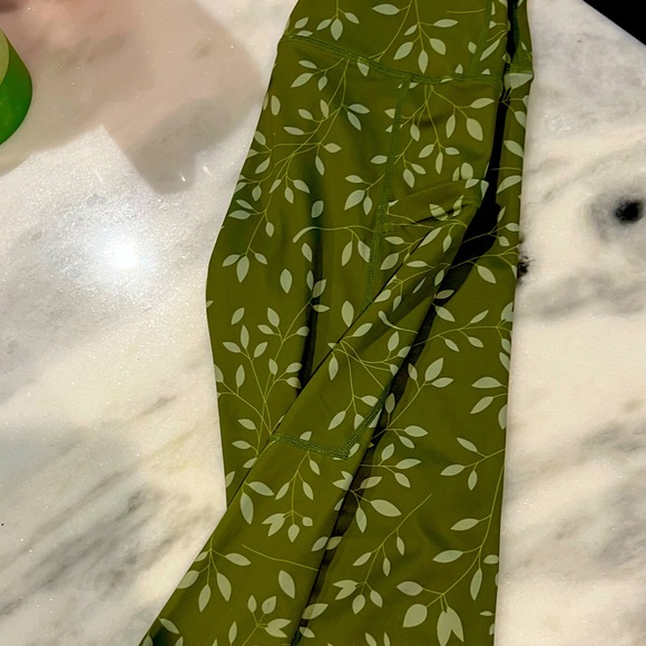 Rebel Cheer Athletics Kelp Green Leggings - Picture 1 of 2